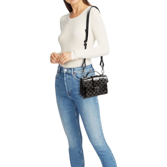 WORN TWICE - Valentino by Mario Valentino Monogram Top Handle Bag - Picture 2 of 16